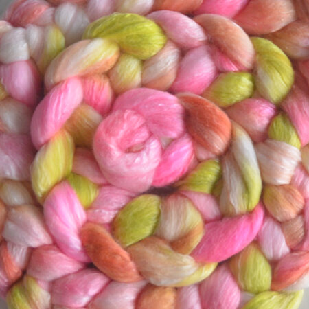 Hand-Dyed Roving - Petal and Branch
