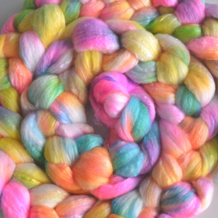 Hand-Dyed Roving - Tropical