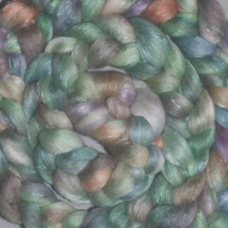Hand-Dyed Roving - Woodlands