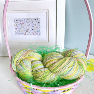 Handspun Yarn - Easter Basket