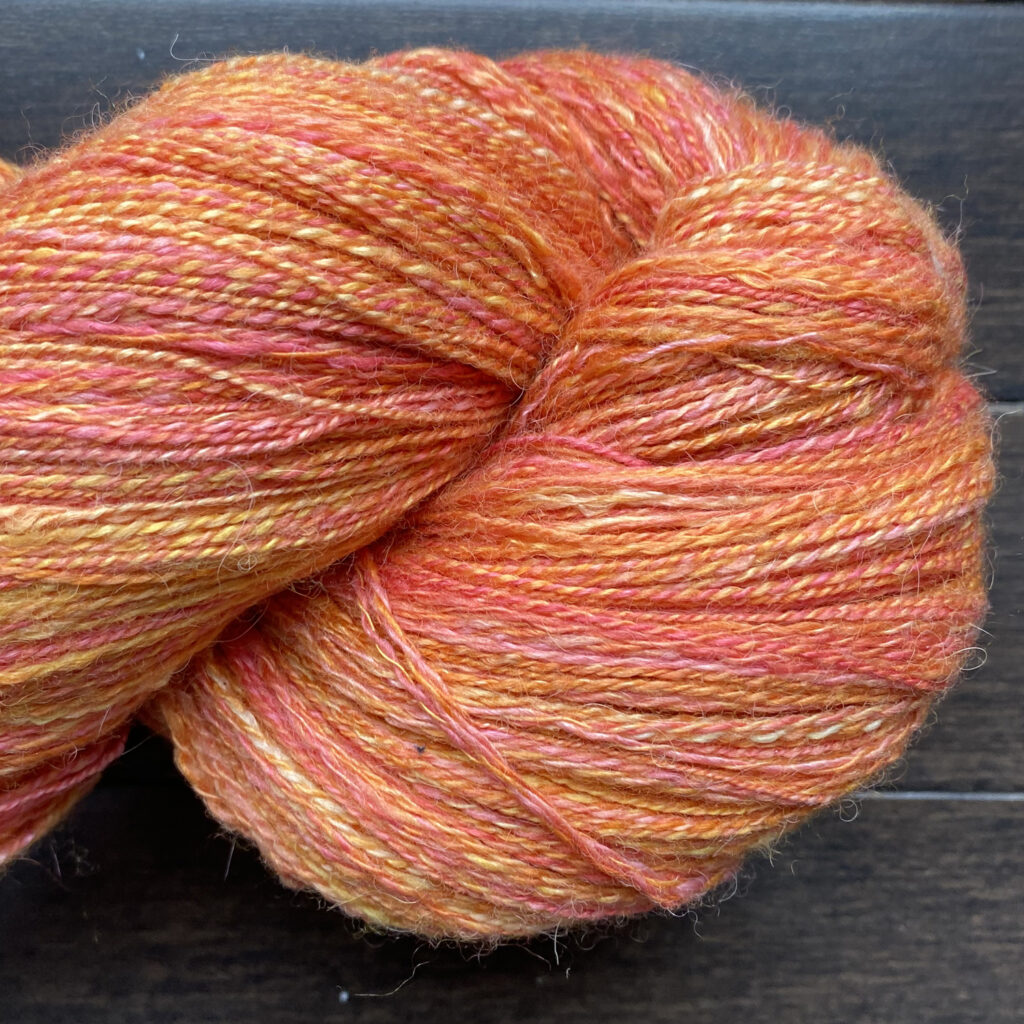 Handspun Yarn - Tequila Sunrise