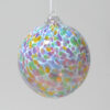 Handblown Glass Christmas Ornament - Rainbow Dapple - Image 2