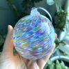 Handblown Glass Christmas Ornament - Prism Swirl - Image 3