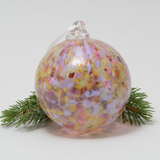 Handblown Glass Christmas Ornament - Rich Hyacinth