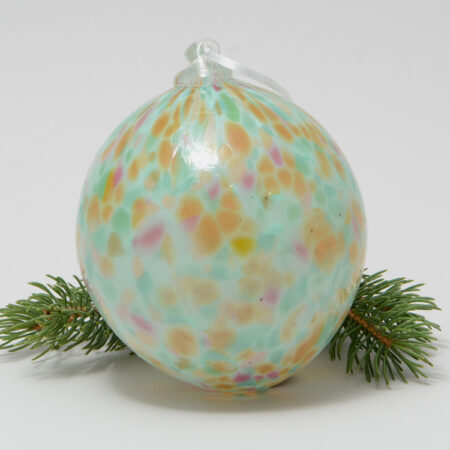 Handblown Glass Christmas Ornament - Rich Robin