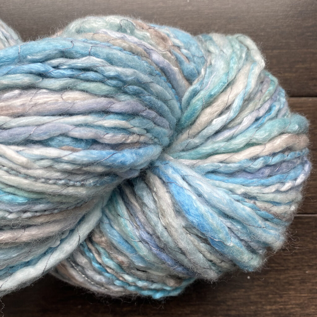Handspun Art Yarn - Glacier