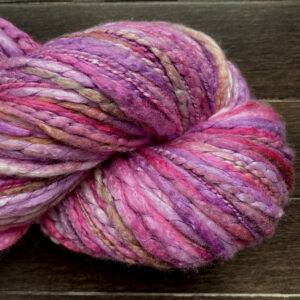 Handspun Art Yarn - Mulberries