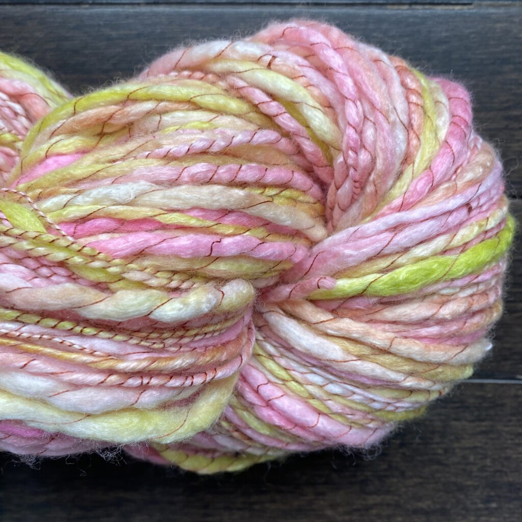 Handspun Art Yarn - Petal and Branch