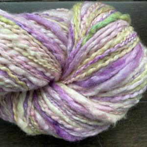 Handspun Art Yarn - Lavender Fields