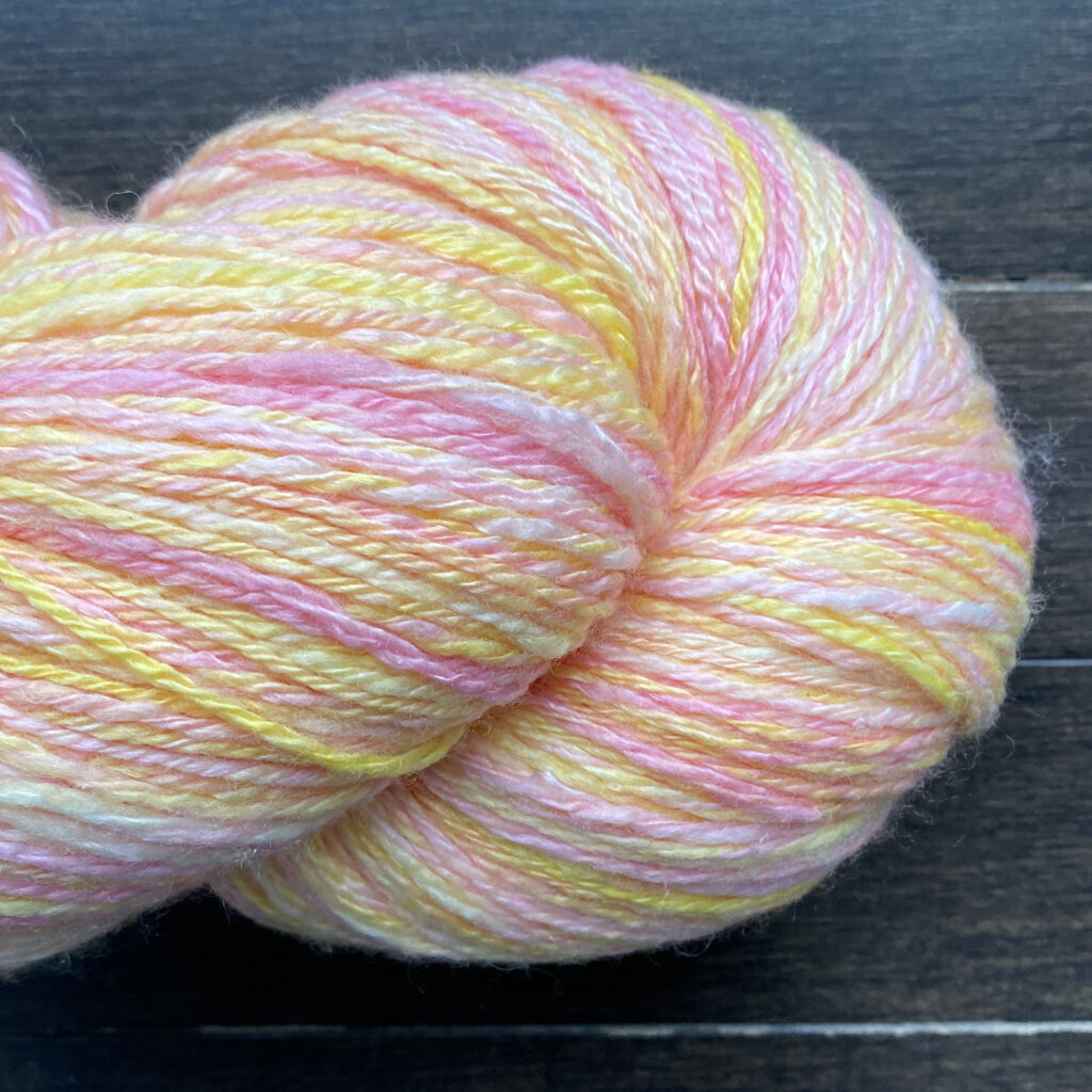 Handspun Yarn - Pink Lemonade