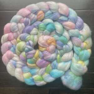 Hand-Dyed Roving - Soap Bubble