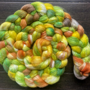Hand-Dyed Roving - Sunflora