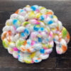 Hand-Dyed Roving - Confetti Angelfood - Image 4