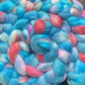 Hand-Dyed Roving - Wild Coral