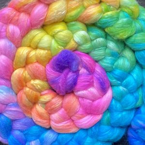 Hand-Dyed Roving - Intense Gradient