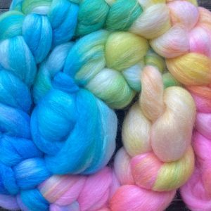 Hand-Dyed Roving - Pastel Gradient 50/50