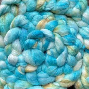 Hand-Dyed Roving - Robin's Egg