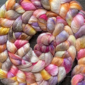 Hand-Dyed Roving - Bright Autumn