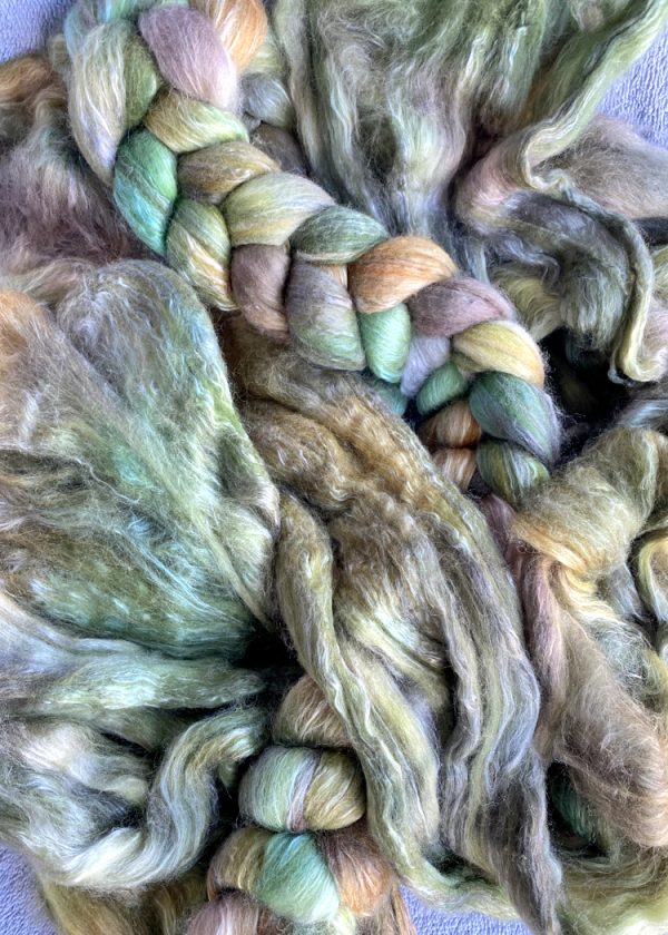 Hand-Dyed Roving - Camo Pants - Image 3