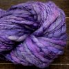 Handspun Art Yarn - Black Plum