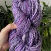 Handspun Art Yarn - Black Plum - Image 2