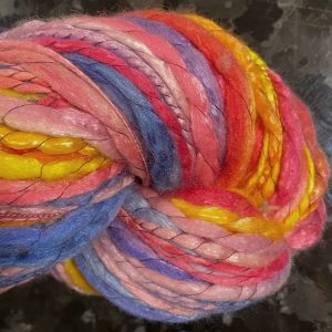 Handspun Art Yarn - Hawaiian Sunset Gradient