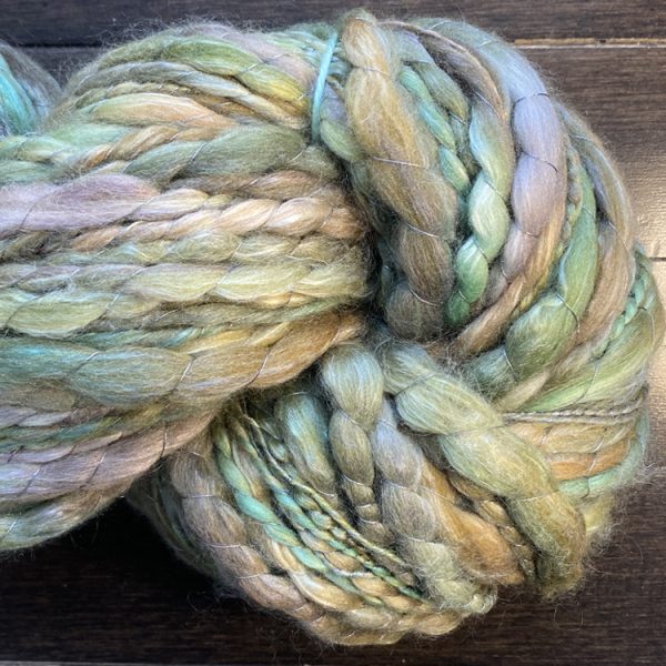 Handspun Art Yarn - Camo Pants