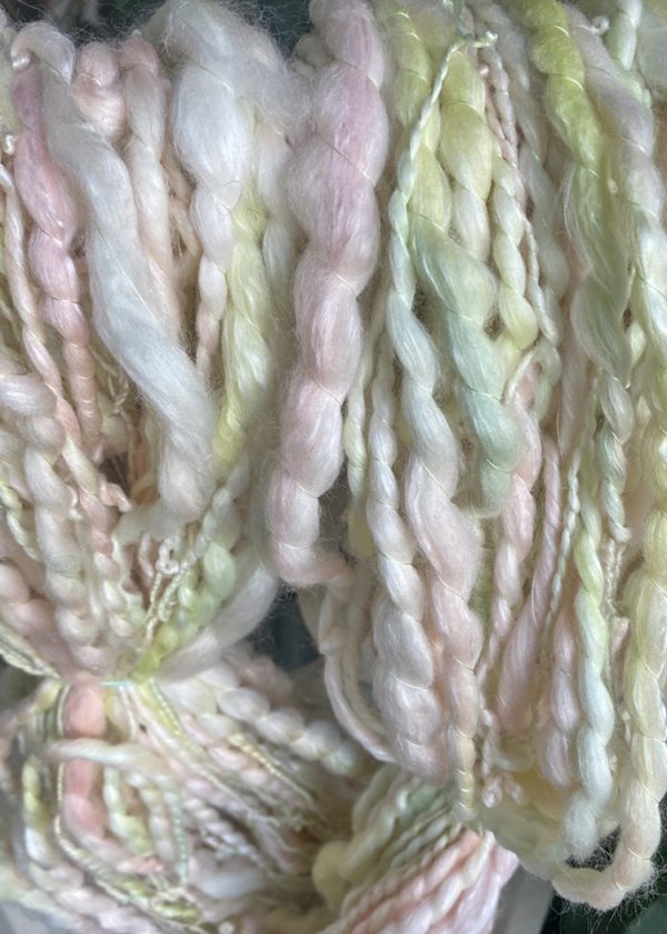 Handspun Art Yarn - Summer Melons - Image 3