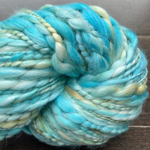 Handspun Art Yarn - Robin's Egg