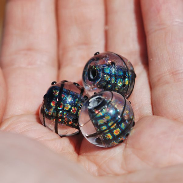 Bead Set: Rainbow Dichroic Balls - Image 2