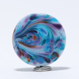 Focal Bead: Peacock's Pyjamas Flourish