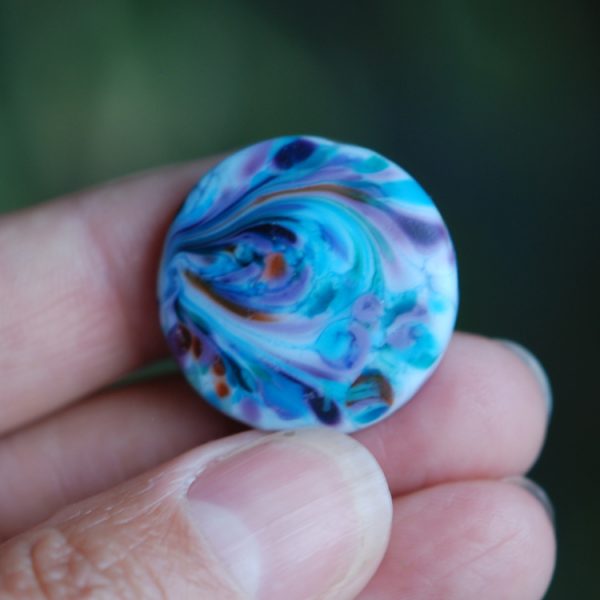 Focal Bead: Peacock's Pyjamas Flourish - Image 2