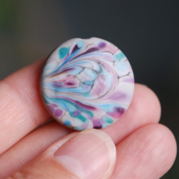 Focal Bead: Concrete Aloha Flourish - Image 2