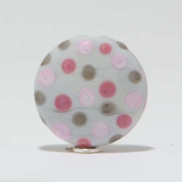 Focal Bead: Grey Smoky Rose - Image 2