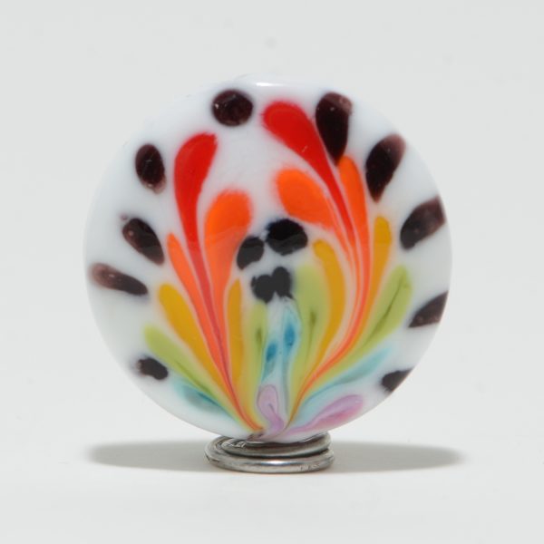 Focal Bead: Rainbow Flourish - Image 2