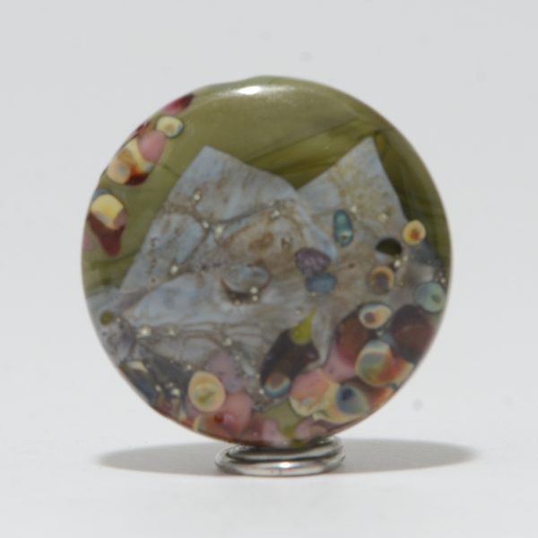 Focal Bead: Avocado Mountain - Image 3