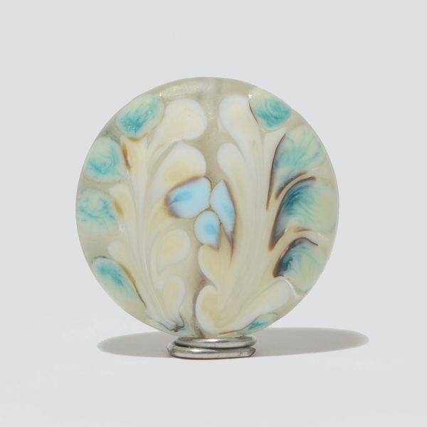 Focal Bead: Frosted Ivory Kelp - Image 2