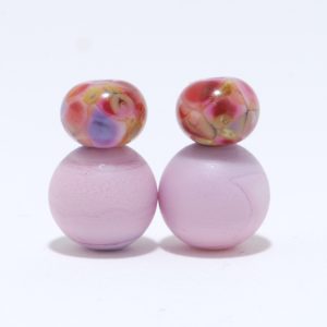 Earring Beads:  Winsome Bubblegum Dangles