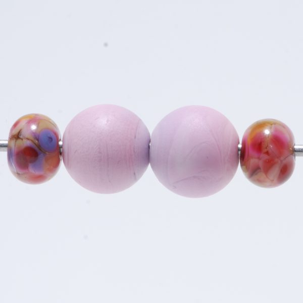 Earring Beads:  Winsome Bubblegum Dangles - Image 2