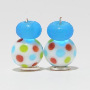 Earring Beads:  Pool Party Dangles