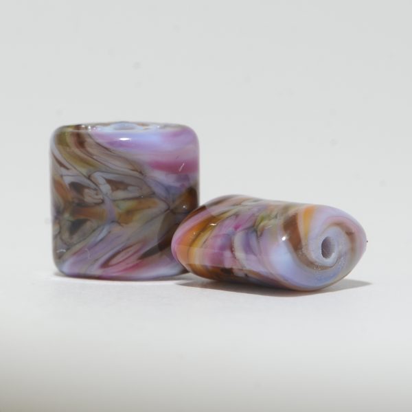 Earring Beads: Peruvian Violet Nuggets - Image 2