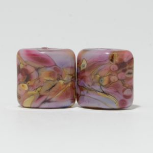 Earring Beads: Winsome Violet Nuggets