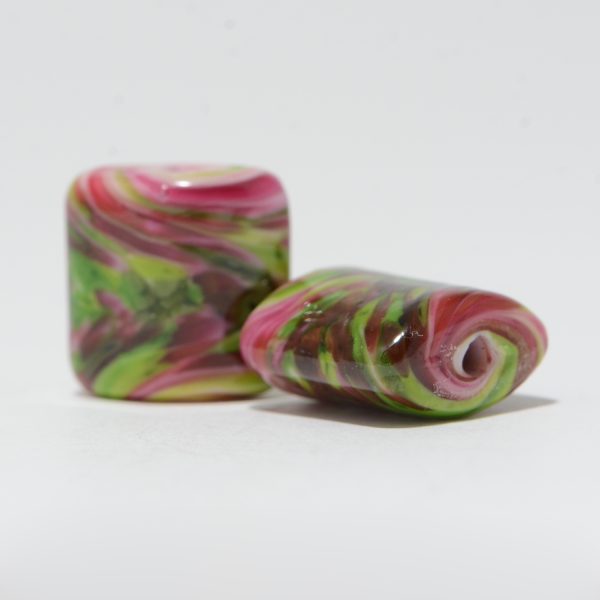 Earring Beads: Sweet Pea Swirl Nuggets - Image 3