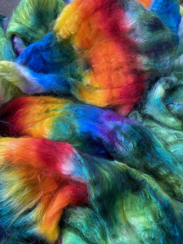 Hand-Dyed Roving - Lucky Charms - Image 2