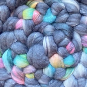 Hand-Dyed Roving - Rainbows in the Mist