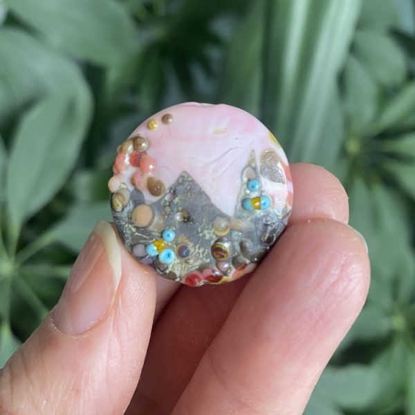 Focal Bead: Forget Me Not Mountain - Image 3