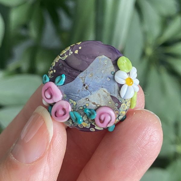 Focal Bead: Spring Plum Mountain - Image 3