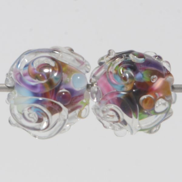 Earring Beads:  Wildberry Wiggles - Image 2