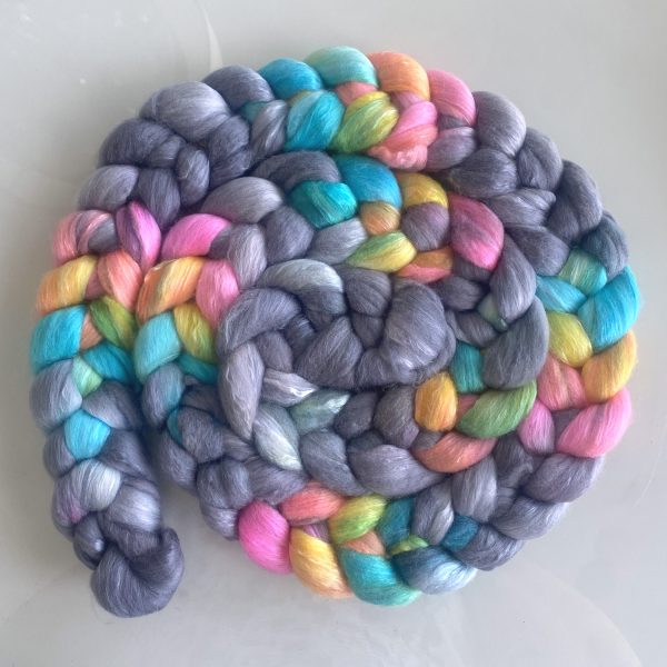 Handspun Yarn - Rainbows in the Mist - Image 6