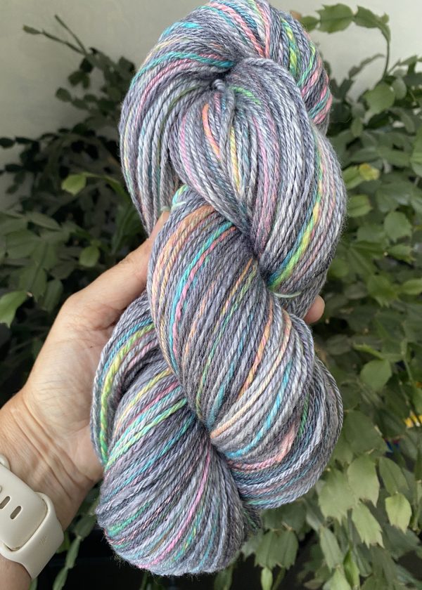 Handspun Yarn - Rainbows in the Mist - Image 2